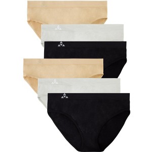 Balanced Tech Women's Seamless Bikini Panties 6-Pack - Aquatic Group - Large - 1 of 1