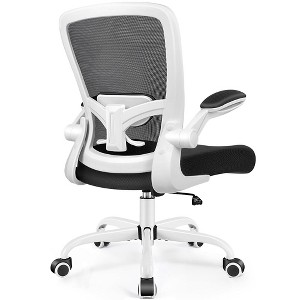 KERDOM Ergonomic Office Chair, Adjustable Lumbar Support, Breathable Mesh Fabric, Durable and Reliable, White - 1 of 1
