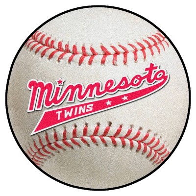 MLB Minnesota Twins 27"x27" Retro Baseball Mat