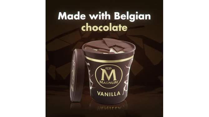 Magnum Tub Milk Chocolate Vanilla Ice Cream - 14.8oz, 2 of 8, play video