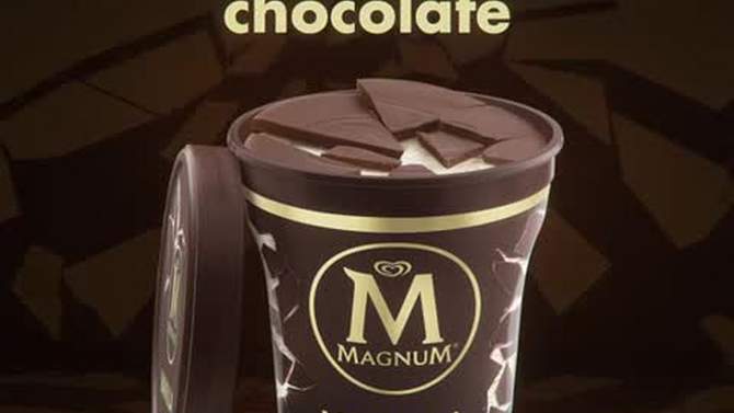 Magnum Tub Milk Chocolate Vanilla Ice Cream - 14.8oz, 2 of 8, play video