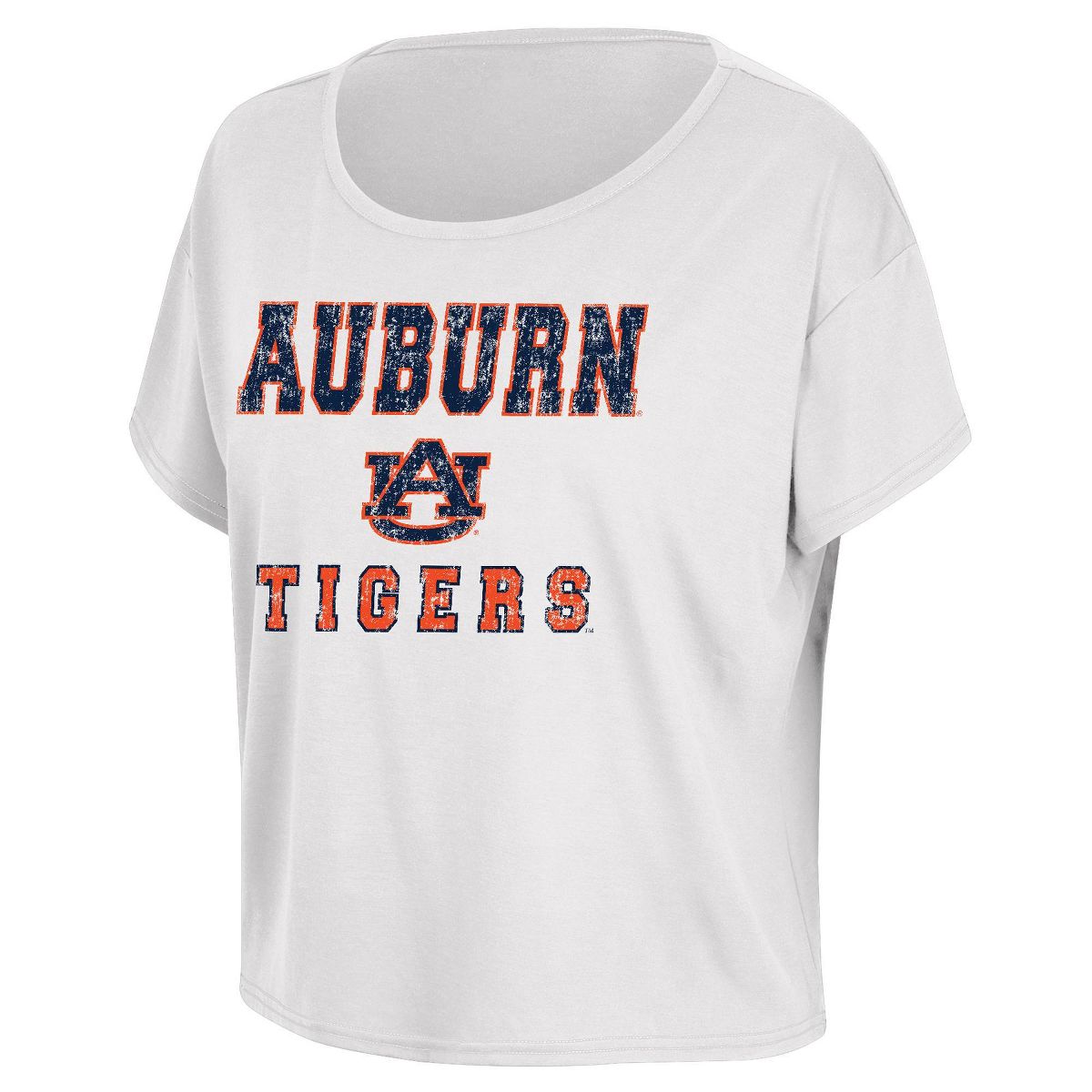 NCAA Auburn Tigers Women's White T-Shirt