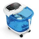 Costway Portable Foot Spa Bath Motorized Massager Electric Feet Salon Tub w/Shower Timer