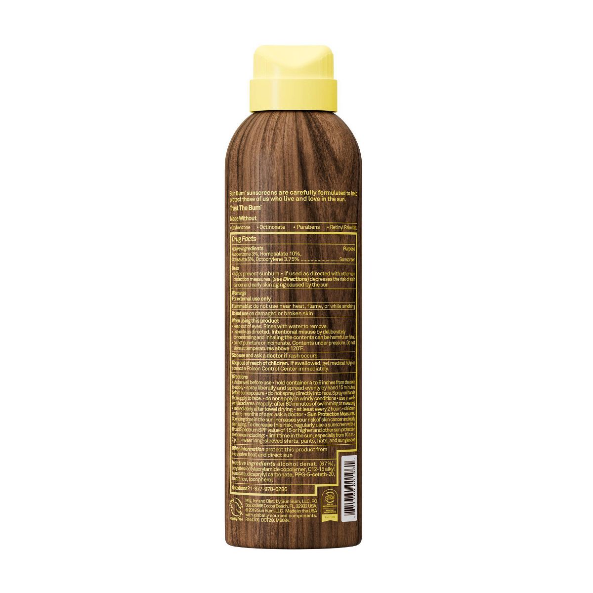 Sun Bum Original Sunscreen Spray - SPF 30 - 6oz - thumbnail 2