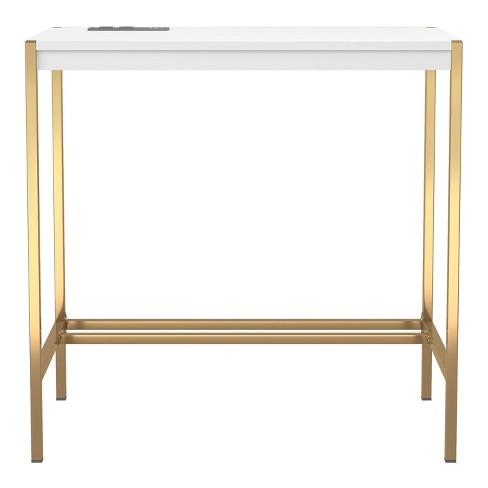 White and best sale gold desk target