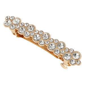 Unique Bargains Grace Crystal Spring Clip Hairpin Hair Barrettes 1 Pc - 1 of 4