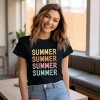 Simply Sage Market Women's Summer Stacked Colorful Short Sleeve Graphic Tee - 2 of 3