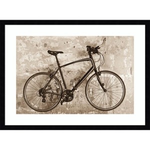 Amanti Art Bike by Deborah Revell Wood Framed Wall Art Print - 1 of 4