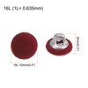 Unique Bargains Round Metal Sewing Cloth Covered Button 10 Pcs - 2 of 4