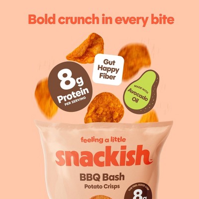 Snackish BBQ 8g Protein Potato Chips - 5oz