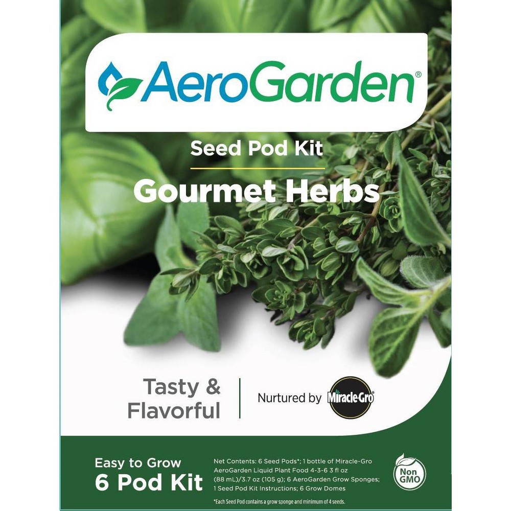UPC 810705133404 product image for AeroGarden 6pk Gourmet Herbs Seed Pod Kit | upcitemdb.com
