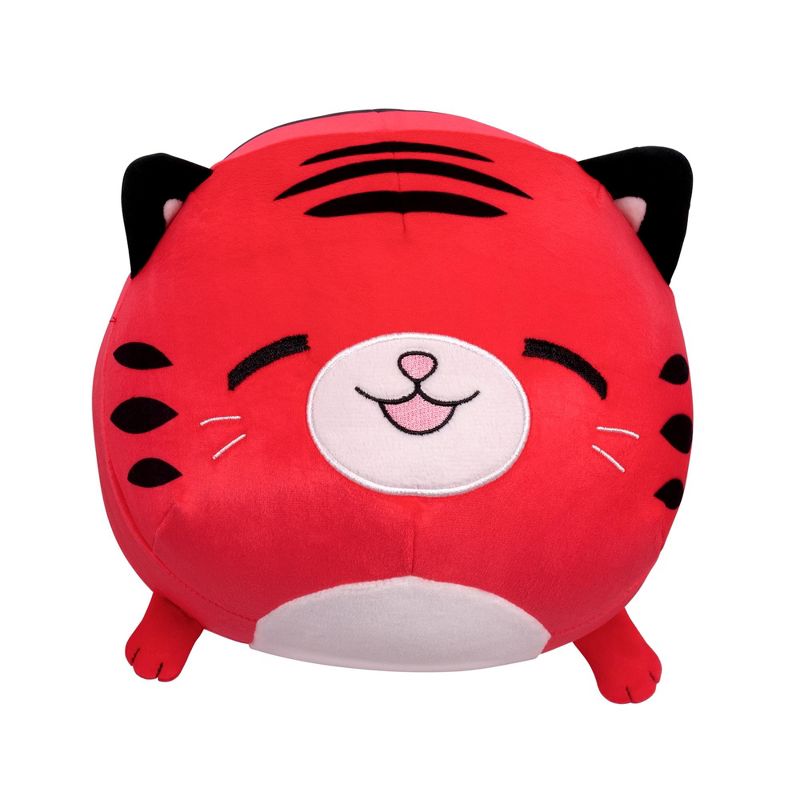 Toynk MochiOshis 12-Inch Character Plush Toy Animal Red Tiger | Puyumi Purroshi, 1 of 8