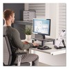 Fellowes Standard Monitor Riser, 13.38" x 13.63" x 2" to 4", Graphite, Supports 60 lbs - 4 of 4