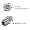 Unique Bargains Stainless Steel Durable Corrosion Resistant Pressure Washer Nozzles 5 Pcs - 4 of 4