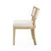 Christopher Knight Home Set of 2 Noah Indoor Rubberwood Upholstery Dining Chairs Natural - 4 of 4