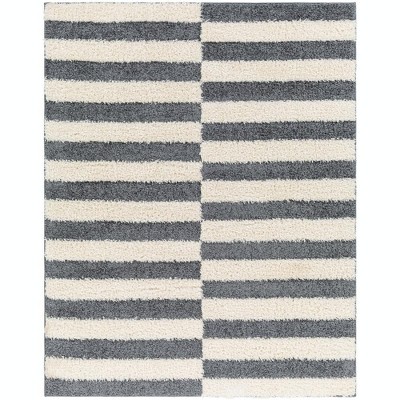 Mark & Day Lodomillo 7'10"x10' Rectangle Woven Indoor Area Rugs Charcoal