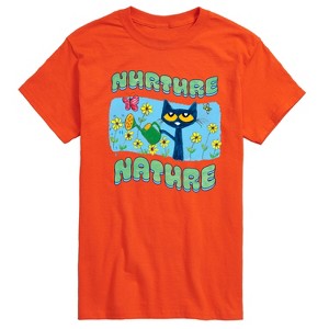 Men's - Pete the Cat - Nurture Nature Short Sleeve Graphic T-Shirt - 1 of 4