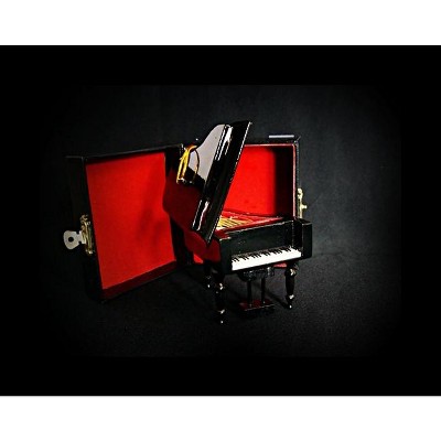 Kurt S. Adler 3" Seasons of Elegance Open Grand Piano Musical Instrument Christmas Ornament - Red/Black