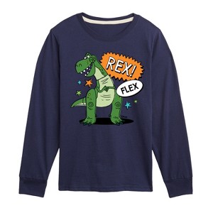 Boys' - Disney - Rex Flex Long Sleeve Graphic T-Shirt - 1 of 4