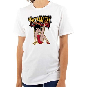 Betty Boop Royalty Paint Drip Cartoon Womens Graphic T Shirt Tees Brisco Brands - 1 of 4