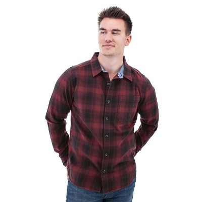 Old Ranch Brands Men's Tall Miles Organic Flannel Shirt