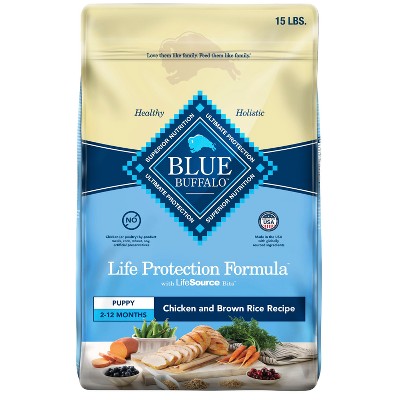 Blue Buffalo Life Protection Formula Natural Puppy Dry Dog Food with Chicken and Brown Rice