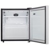 Danby 1.6 cu. ft. Compact Glass Door Fridge in Platinum DAG016A2BDB - 2 of 4