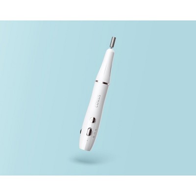COSLUS Cordless Nail Drill Electric: 2-in-1 Nail File with Flash Cure for Acrylic Gel Dip Powder Nails, Stepless Control for Beginner Home DIY