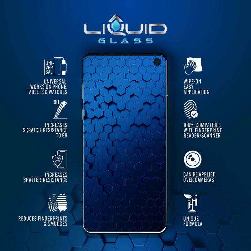 LIQUID GLASS Screen Protector for All Phones Tablets and Smart Watches - Bottle, 5 of 7