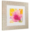 Trademark Fine Art - Albena Hristova Bright Tulips IV Matted Framed Art - 3 of 4