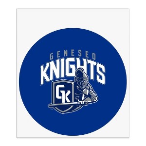 State University of New York at Geneseo Primary Logo Automotive Car Window Locker Circle Bumper Sticker - 1 of 4