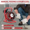 75Ft x 1/2 Inch Electric Drain Cleaner Machine, 400w Heavy Duty Drain Snake with 6 Cutters & Foot Switch for Sinks, Toilets, Showers - 3 of 4