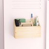 U Brands Magnetic Large Simple Wood Bin Natural - 2 of 4