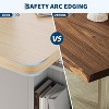 Acekool 52.7" Folding Dining Table, Expandable Drop Leaf, Storage Drawer, Shelves, Wheels, Multi-Functional for Small Spaces - 4 of 4
