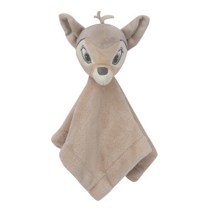 Lambs & Ivy Disney Baby Bambi Deer/Fawn Security Blanket/Lovey - Taupe - 1 of 4