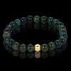 West Coast Jewelry Men's Natural Stone and Hematite Stone Bead Stretch Bracelet (8mm) - 8" - 3 of 3