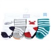 Hudson Baby Infant Boy Cotton Rich Newborn and Terry Socks, Sea Characters - 2 of 4