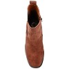 Journee Collection Womens Kaydia Square Toe Stacked High Ankle Booties - 4 of 4