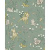 Seven Times Six Disney Adult Bambi and Friends Floral Allover Print Lounge Pajama Pants Blue - 2 of 3