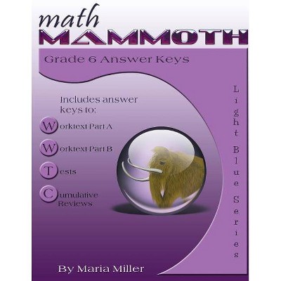 Math Mammoth Grade 6 Answer Keys - by  Maria Miller (Paperback)