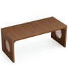 Resenkos Computer Desk, Office Desk, Study Desk,62.99" Computer Desk, Rectangular Executive desk Conference Table For 4-6,Rustic Brown - 2 of 2