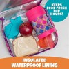 Bentology Lunch Box for Girls - Kids Insulated, Durable Lunchbox Tote Bag Fits Bento Boxes, Containers and Bottles, Back to School Lunch Sleeve Keeps - 2 of 4
