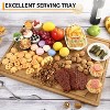 24 x 18 Inch Bamboo Cutting Board for Kitchen, Extra Large Reversible Wood Butcher Board with Juice Groove, Cheese and Charcuterie Serving Tray - 4 of 4