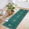 Insect Washable Soft Runner Rug Non-Slip Stain Resistant for Kitchen Hallway Nursery, Ultra-Thin Design - 2 of 4