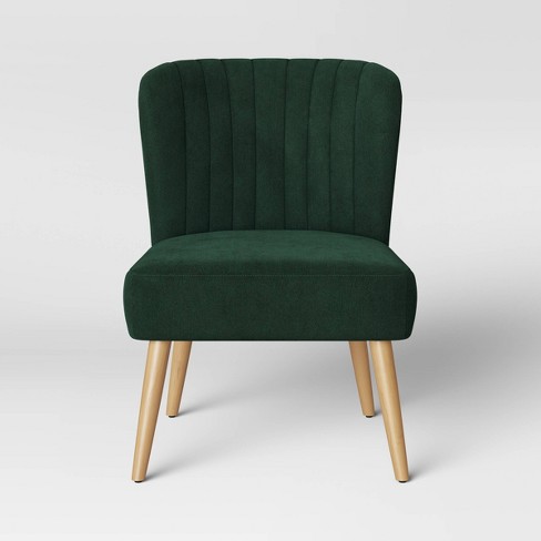 Green velvet 2024 chair target