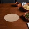 Unique Bargains Trivet Round Rope Woven Mat Cotton Non-woven Fabric 8.66"x8.66"x0.31" - 2 of 3