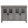 4 Door Buffet Cabinet, Coffee Bar Cabinet with Adjustable Shelf, Kitchen Buffet Sideboard for Living Room, Kitchen - 3 of 4