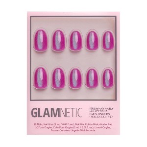 Glamnetic Press-On Women's Manicure Fake Nails - Berry Fizz - 30ct - Ulta Beauty - 1 of 4