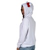 Sanrio Hello Kitty Juniors White Cosplay Hoodie - 4 of 4