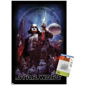 Trends International Star Wars: Empire Strikes Back - Empire Illustration Unframed Wall Poster Prints - 1 of 4